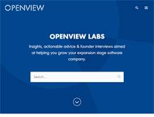 Tablet Screenshot of labs.openviewpartners.com